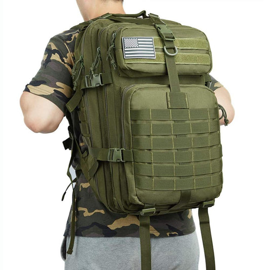 50L Large Capacity Man Army Tactical Backpacks Military Assault Bags 900D Waterproof Outdoor Sport Hiking Camping Bag Rucksack